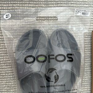NWT OOFOS OOAHH SPORT FLEX Women’s 9 slate sandal never worn